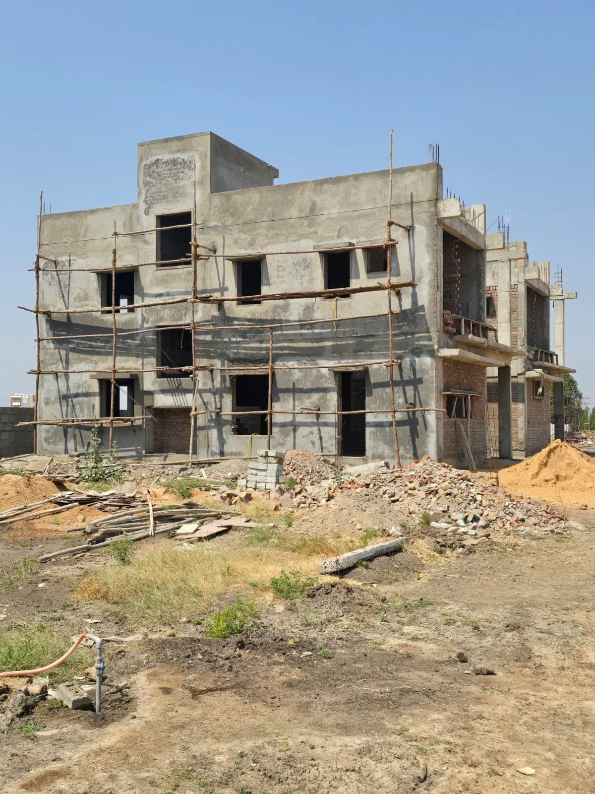 Tranquil Meadows — on-site construction detail