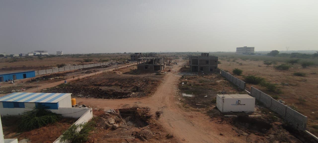 Tranquil Meadows — on-site construction detail